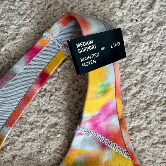 Adidas x Stella McCartney true purpose bra Women’s Large A-C cups floral IW3878 - Picture 7 of 15